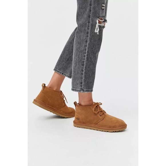 Chukka Boot Man Uggs Tan UGG Tan Suede Moc Toe Ankle Chukka Lace - Main Image